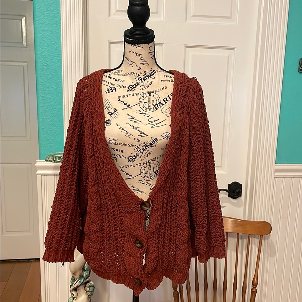 Women's Rust Sweater